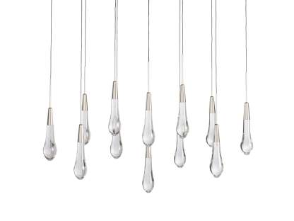 Solitaire Linear Chandelier-VaseLamps