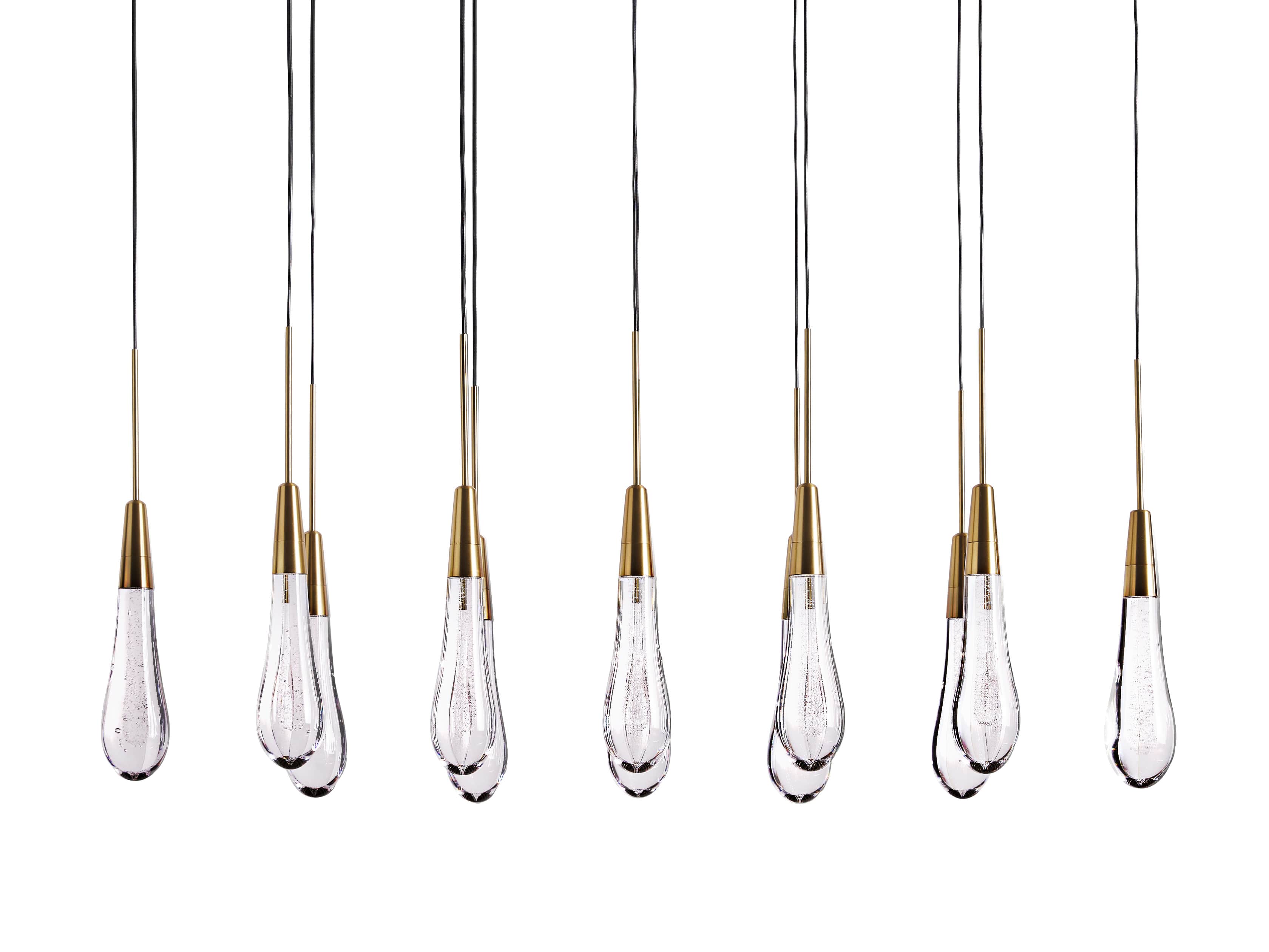 Solitaire Linear Chandelier-VaseLamps
