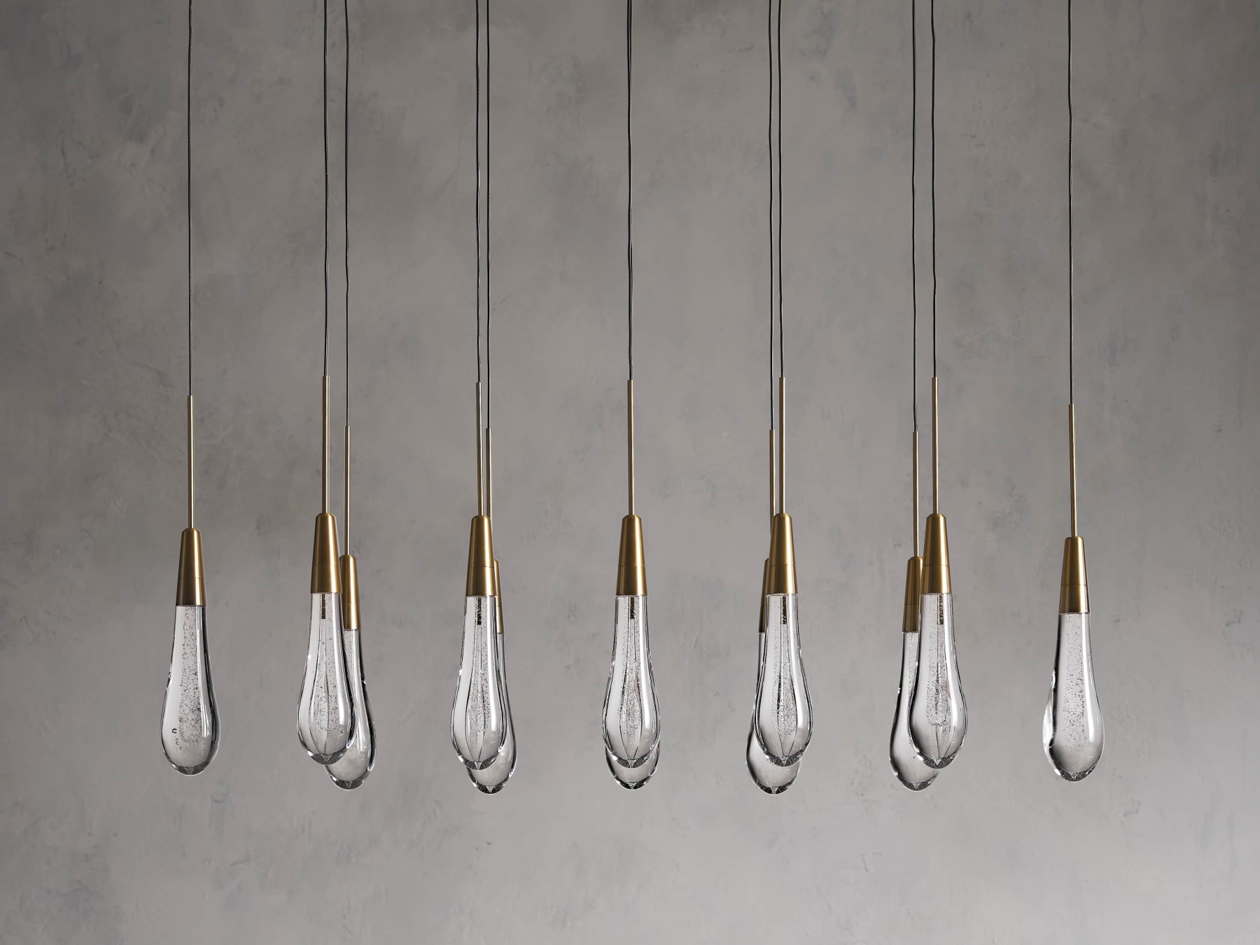 Solitaire Linear Chandelier-VaseLamps