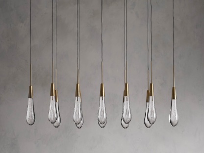 Solitaire Linear Chandelier-VaseLamps