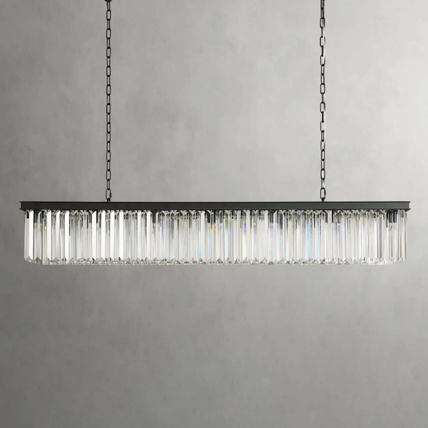 Leyland Rectangular Chandelier-VaseLamps