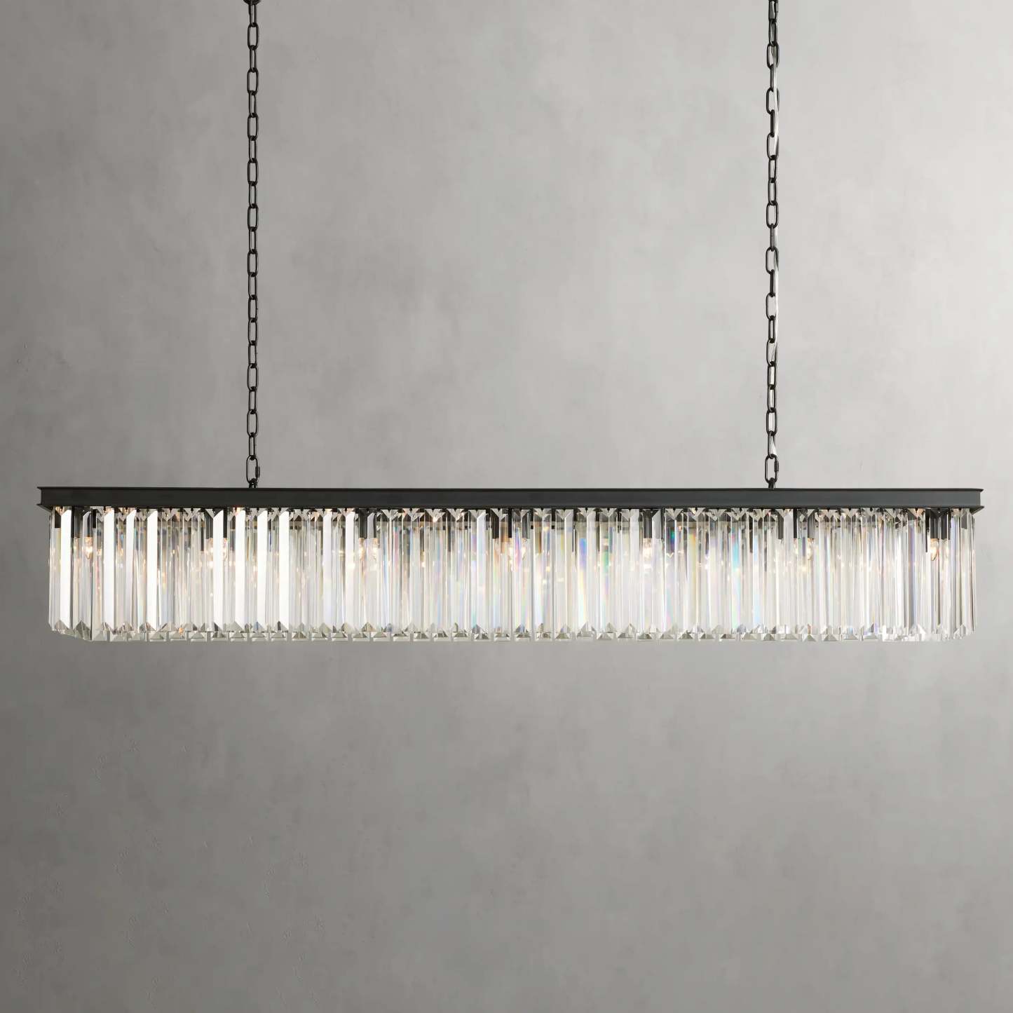 Leyland Rectangular Chandelier-VaseLamps