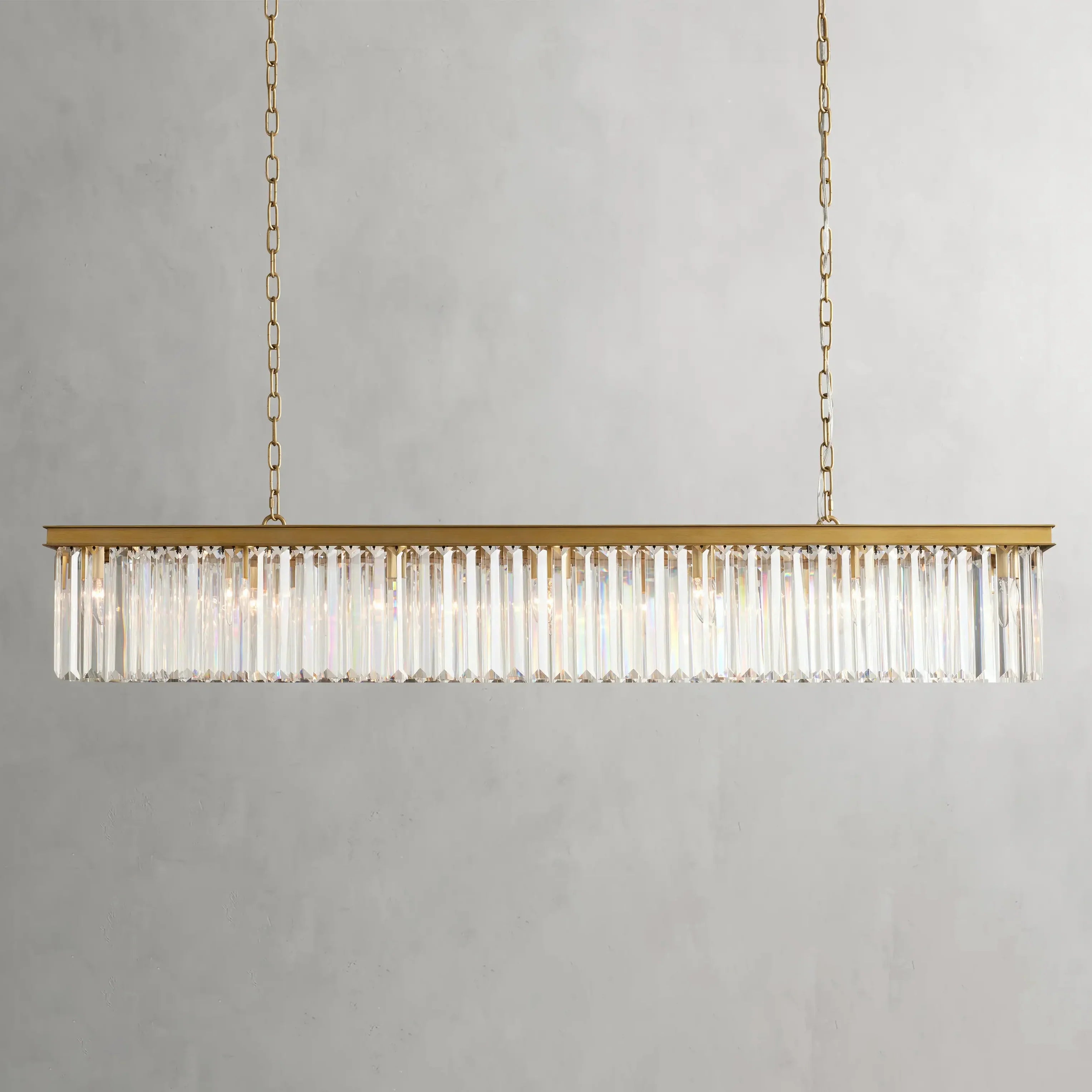 Leyland Rectangular Chandelier-VaseLamps