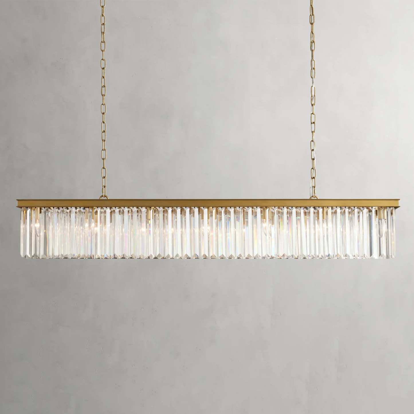 Leyland Rectangular Chandelier-VaseLamps