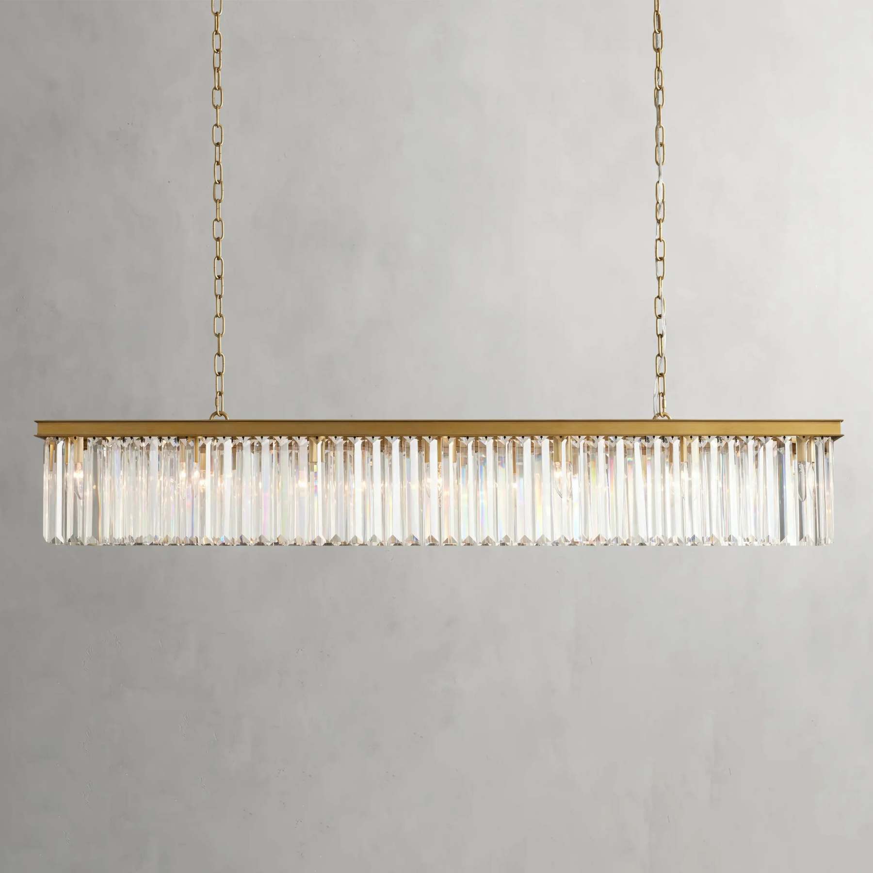 Leyland Rectangular Chandelier-VaseLamps