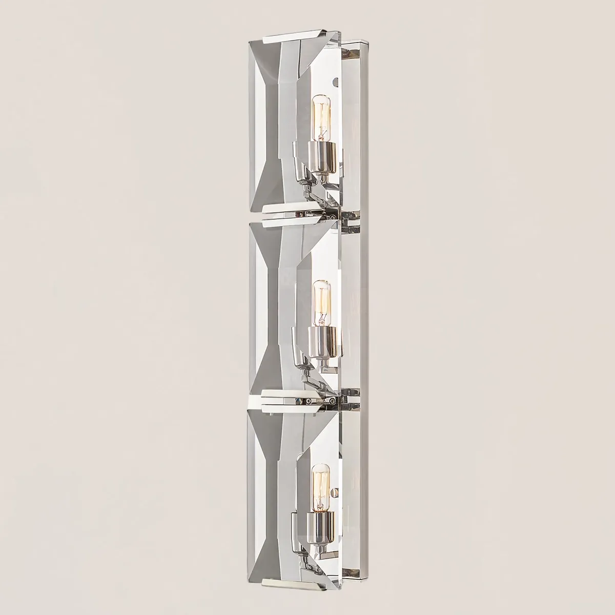 Harlow Crystal Triple Wall Sconce-VaseLamps