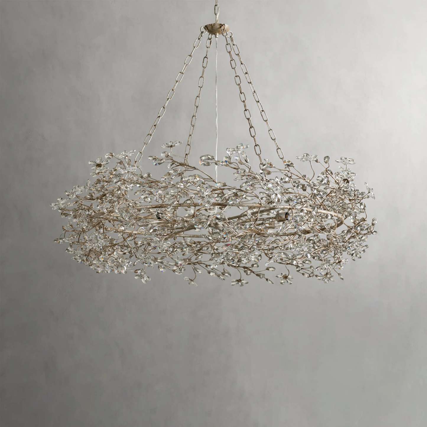 Fiore Crown Chandelier 39" 48"-VaseLamps