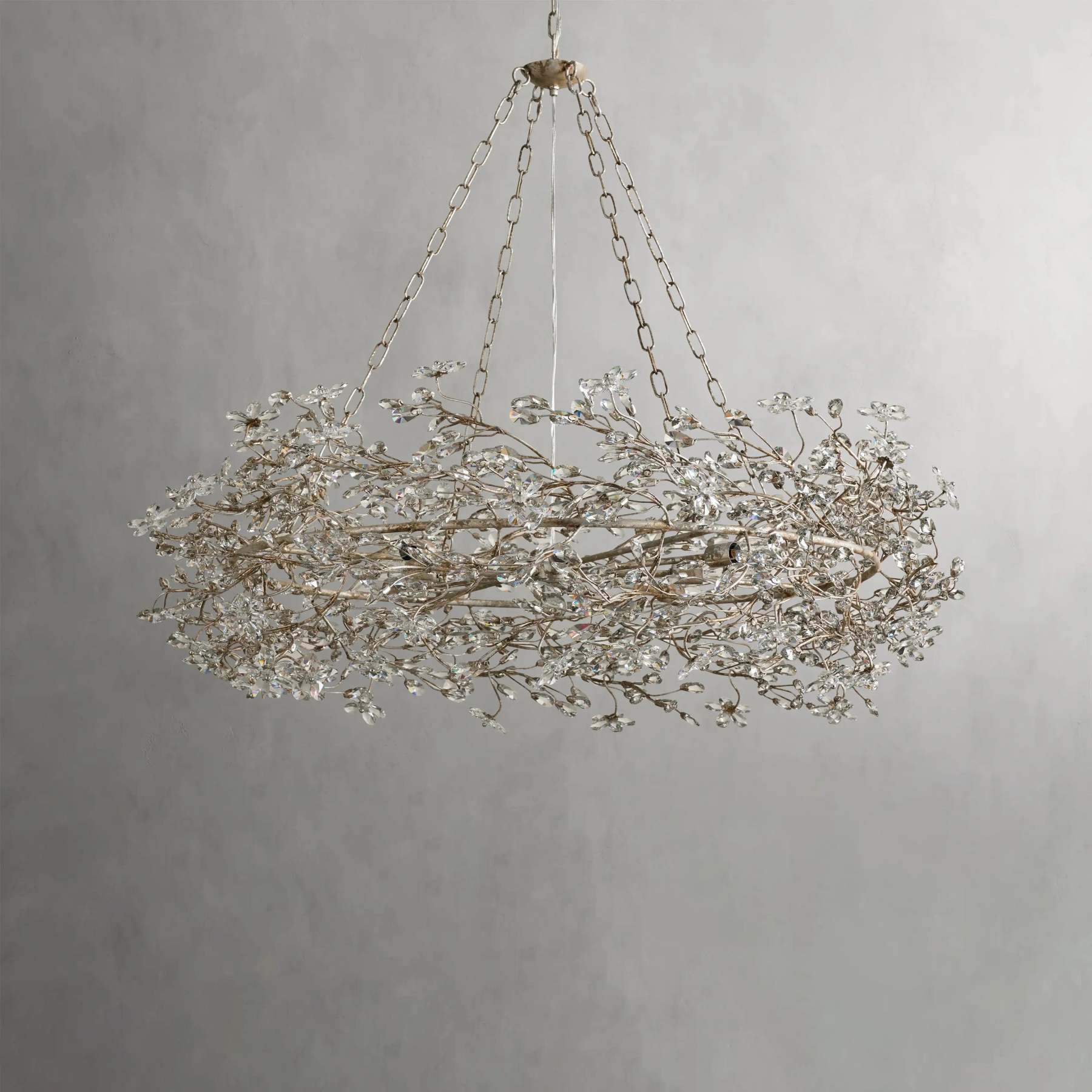 Fiore Crown Chandelier 39" 48"-VaseLamps
