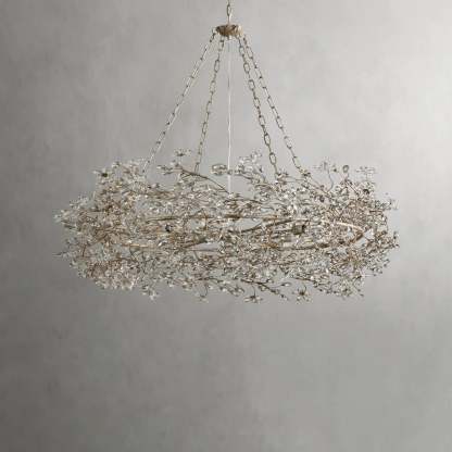 Fiore Crown Chandelier 39" 48"-VaseLamps