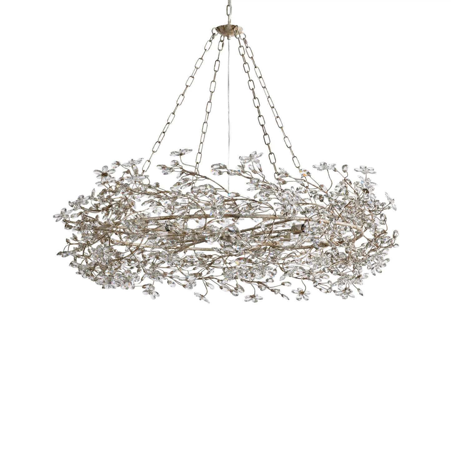 Fiore Crown Chandelier 39" 48"-VaseLamps