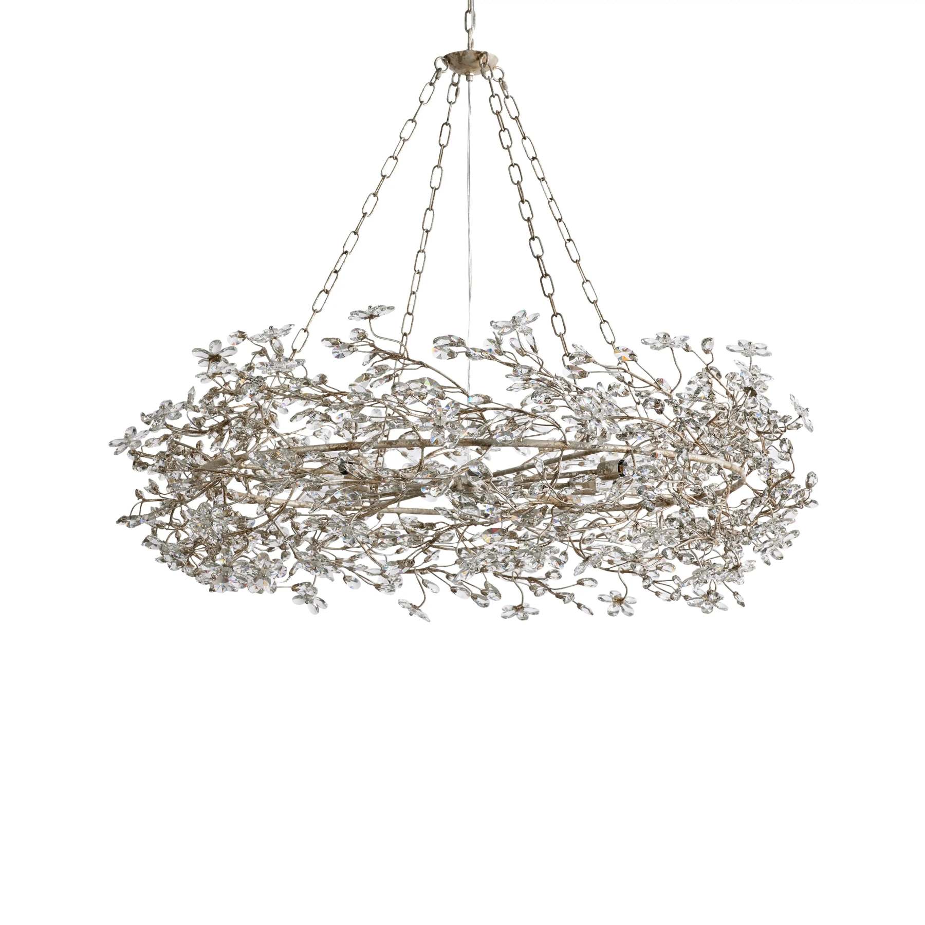 Fiore Crown Chandelier 39" 48"-VaseLamps