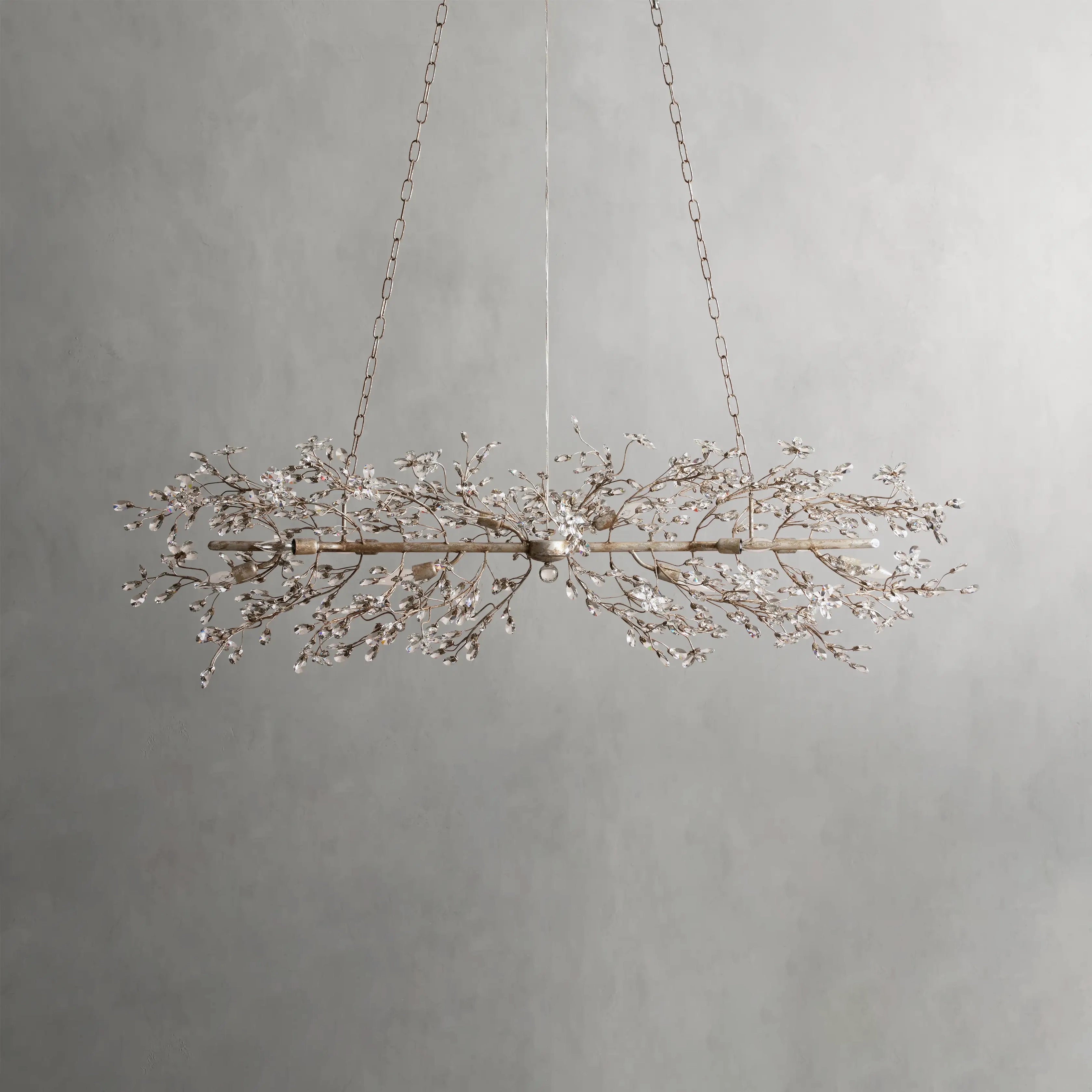 Fiore Linear Chandelier 51" 68"W-VaseLamps