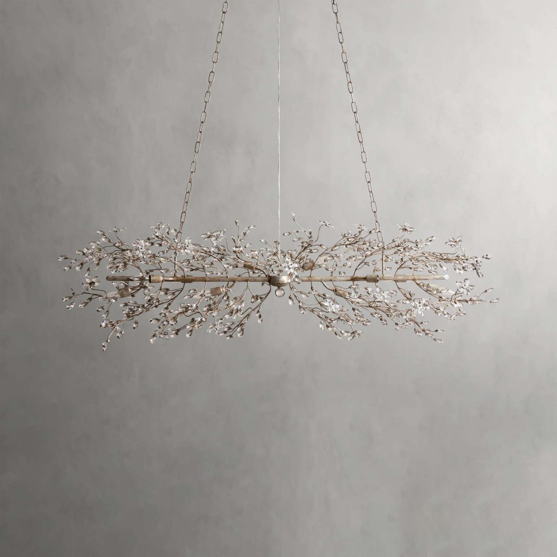 Fiore Linear Chandelier 51" 68"W-VaseLamps