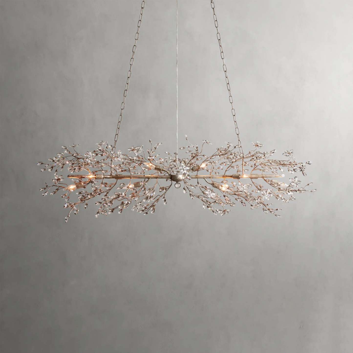 Fiore Linear Chandelier 51" 68"W-VaseLamps