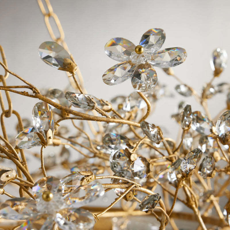 Fiore Crown Chandelier 39" 48"-VaseLamps