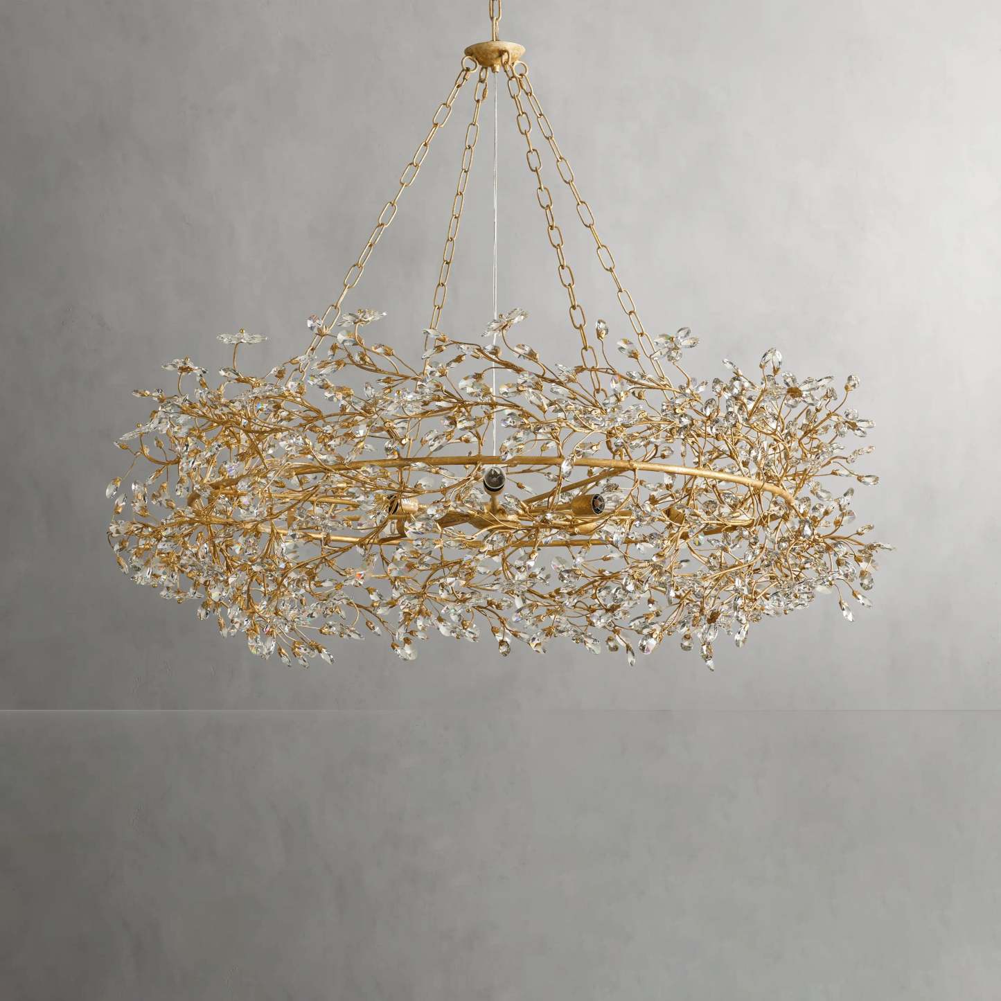 Fiore Crown Chandelier 39" 48"-VaseLamps