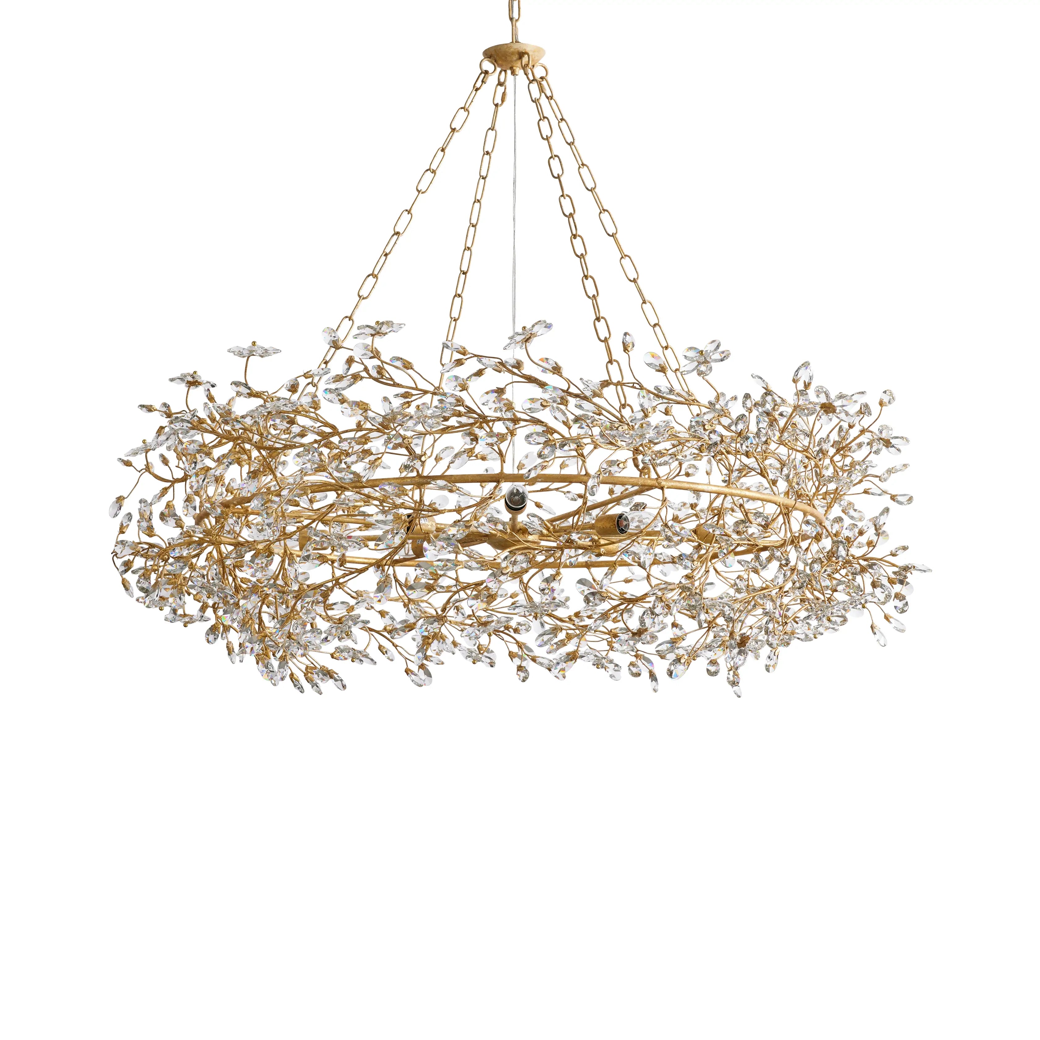 Fiore Crown Chandelier 39" 48"-VaseLamps