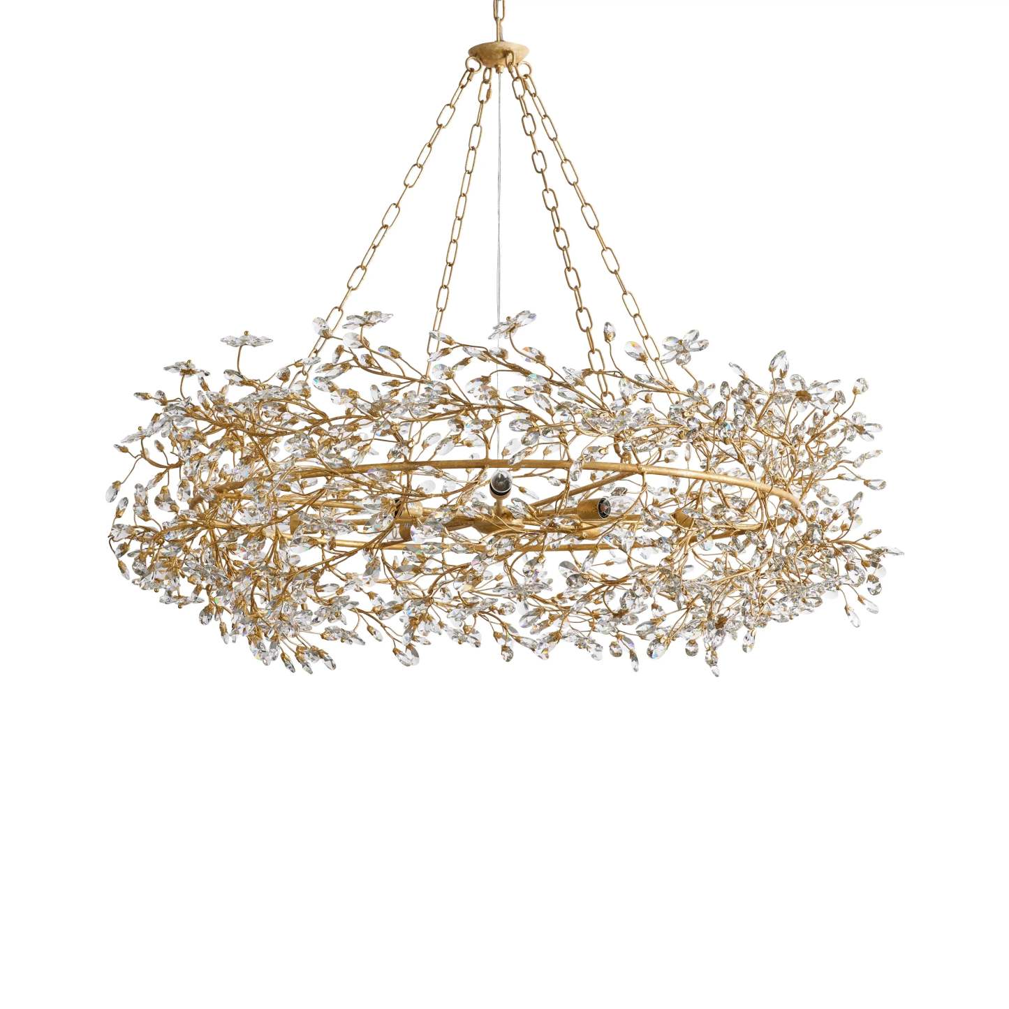 Fiore Crown Chandelier 39" 48"-VaseLamps