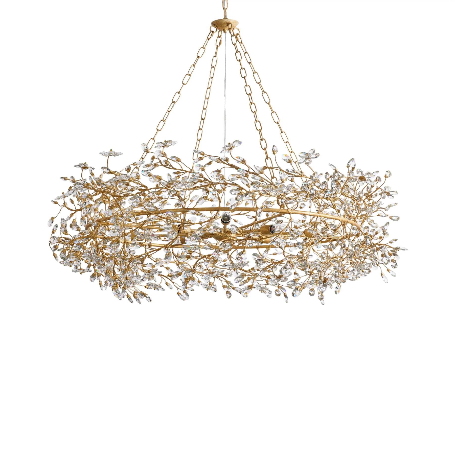 Fiore Crown Chandelier 39" 48"-VaseLamps