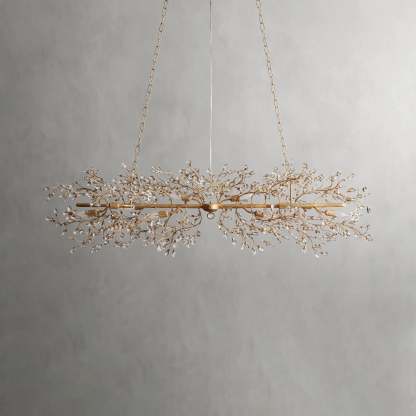 Fiore Linear Chandelier 51" 68"W-VaseLamps