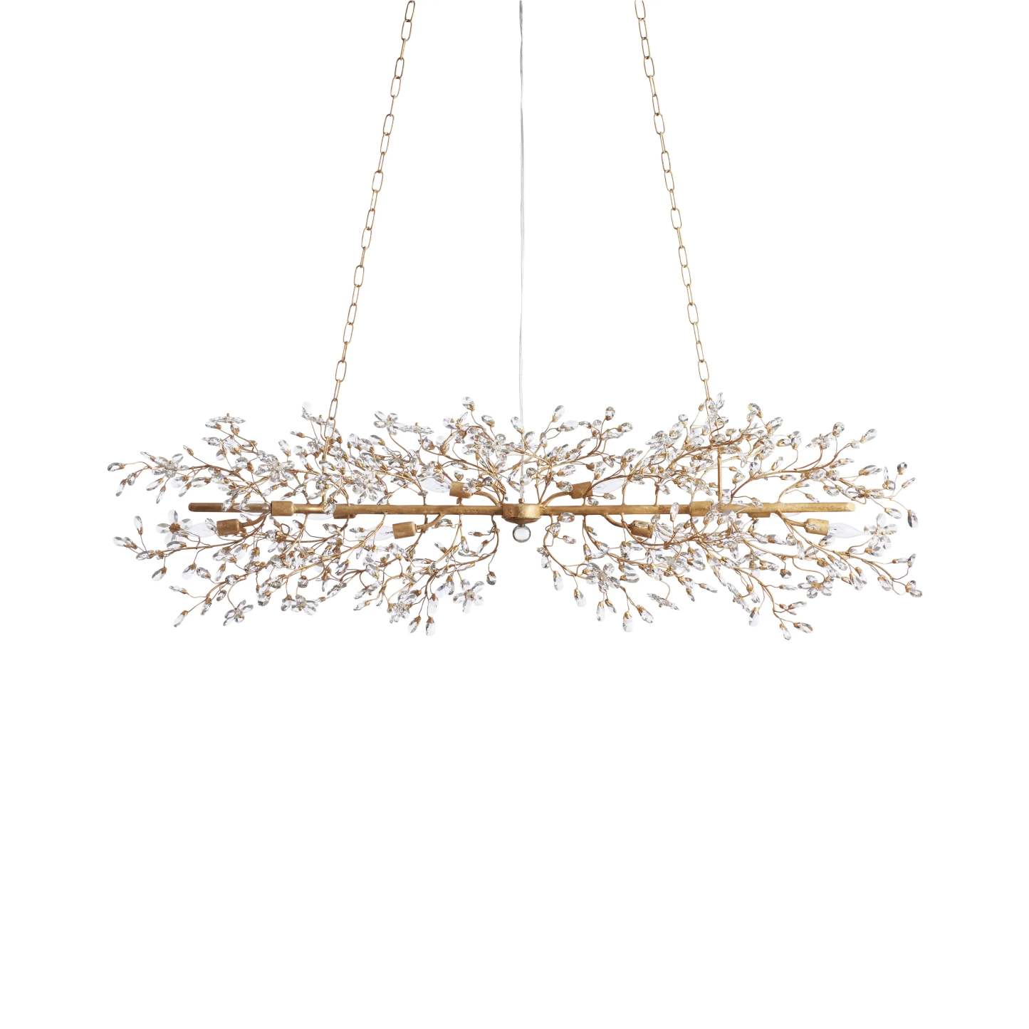 Fiore Linear Chandelier 51" 68"W-VaseLamps