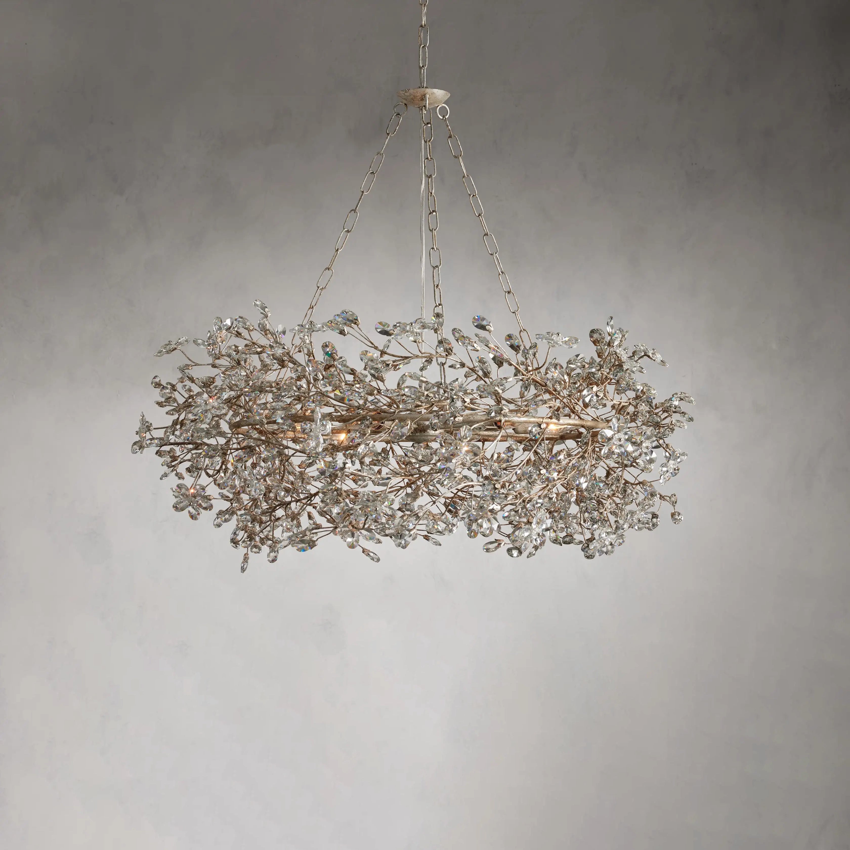 Fiore Crown Chandelier 39" 48"-VaseLamps