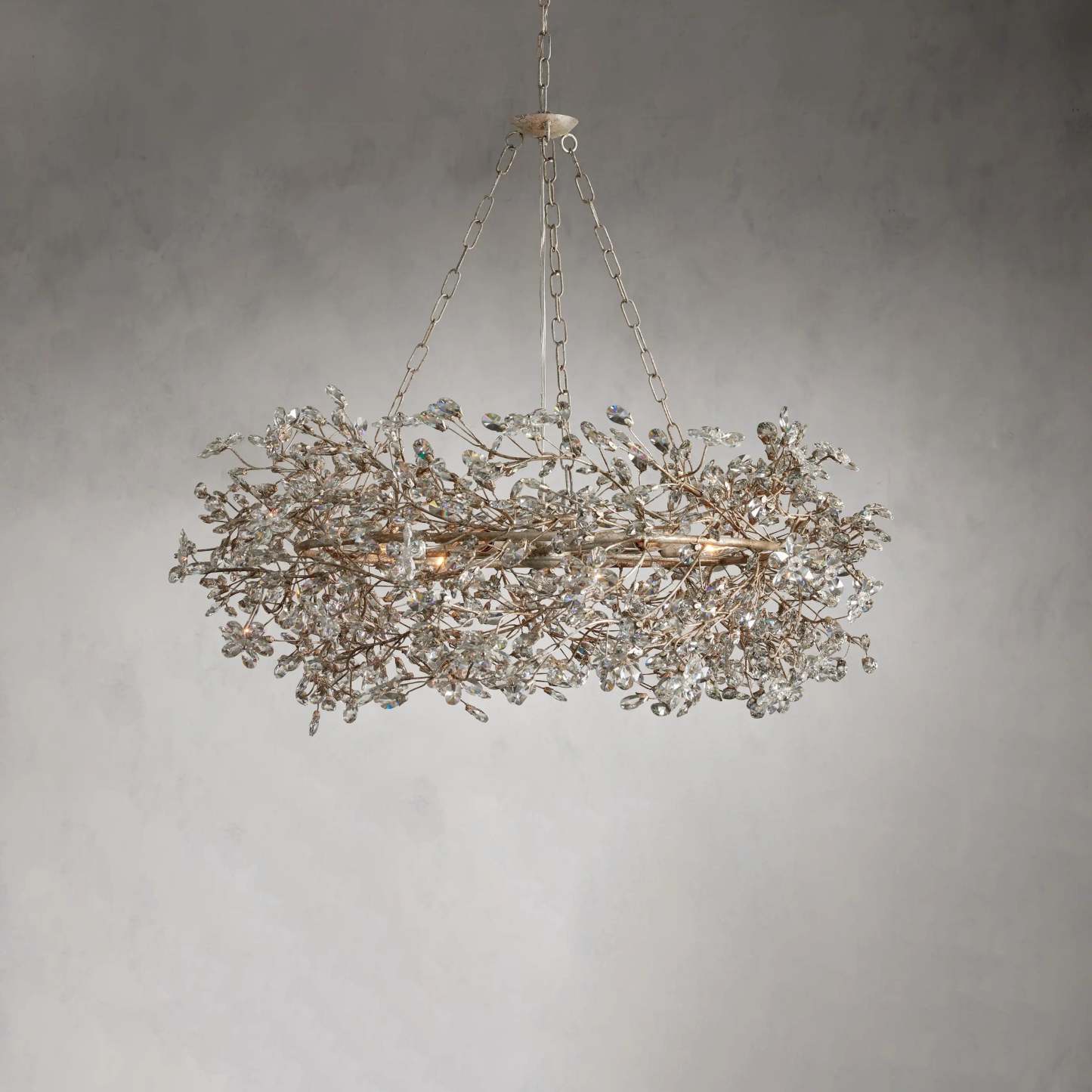 Fiore Crown Chandelier 39" 48"-VaseLamps