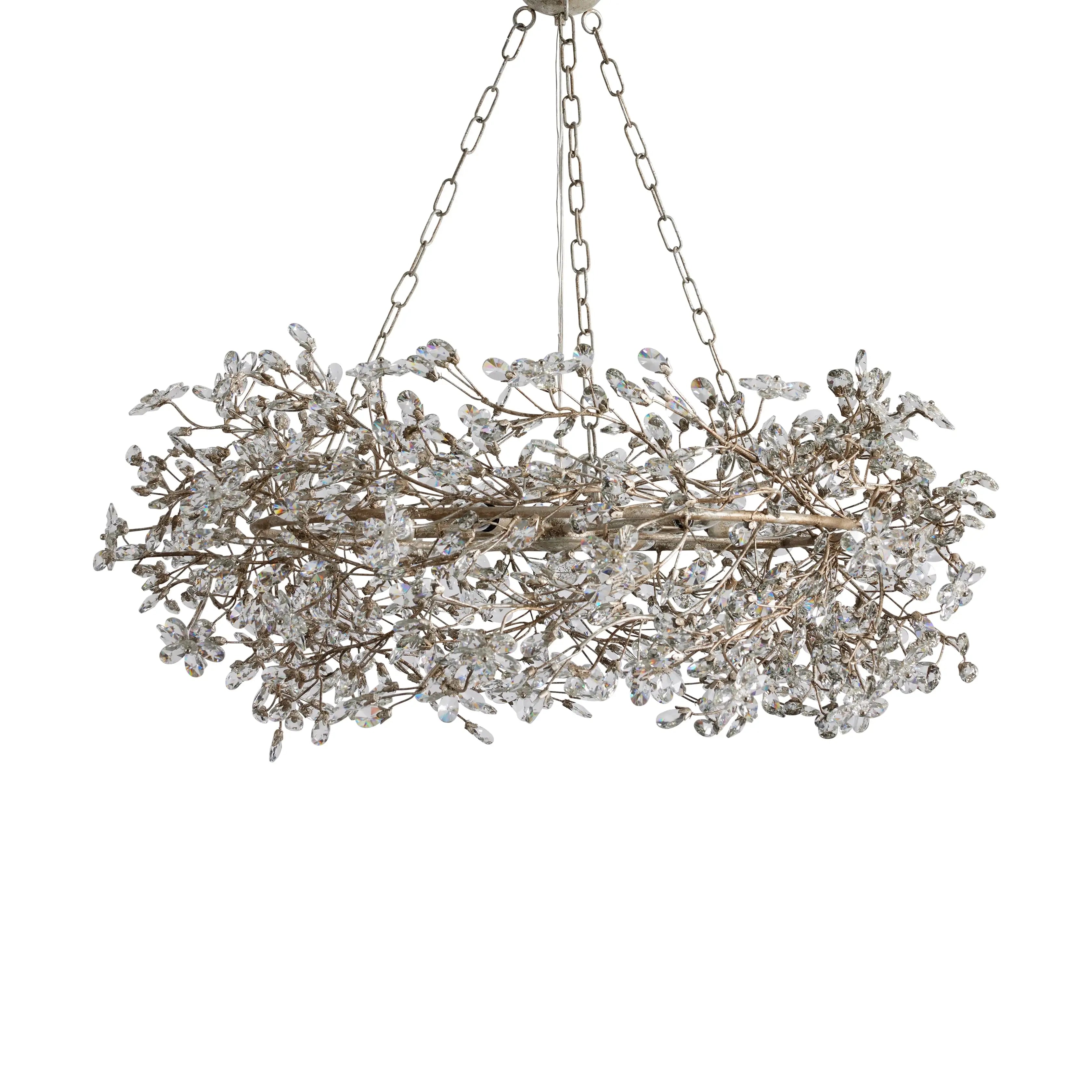 Fiore Crown Chandelier 39" 48"-VaseLamps