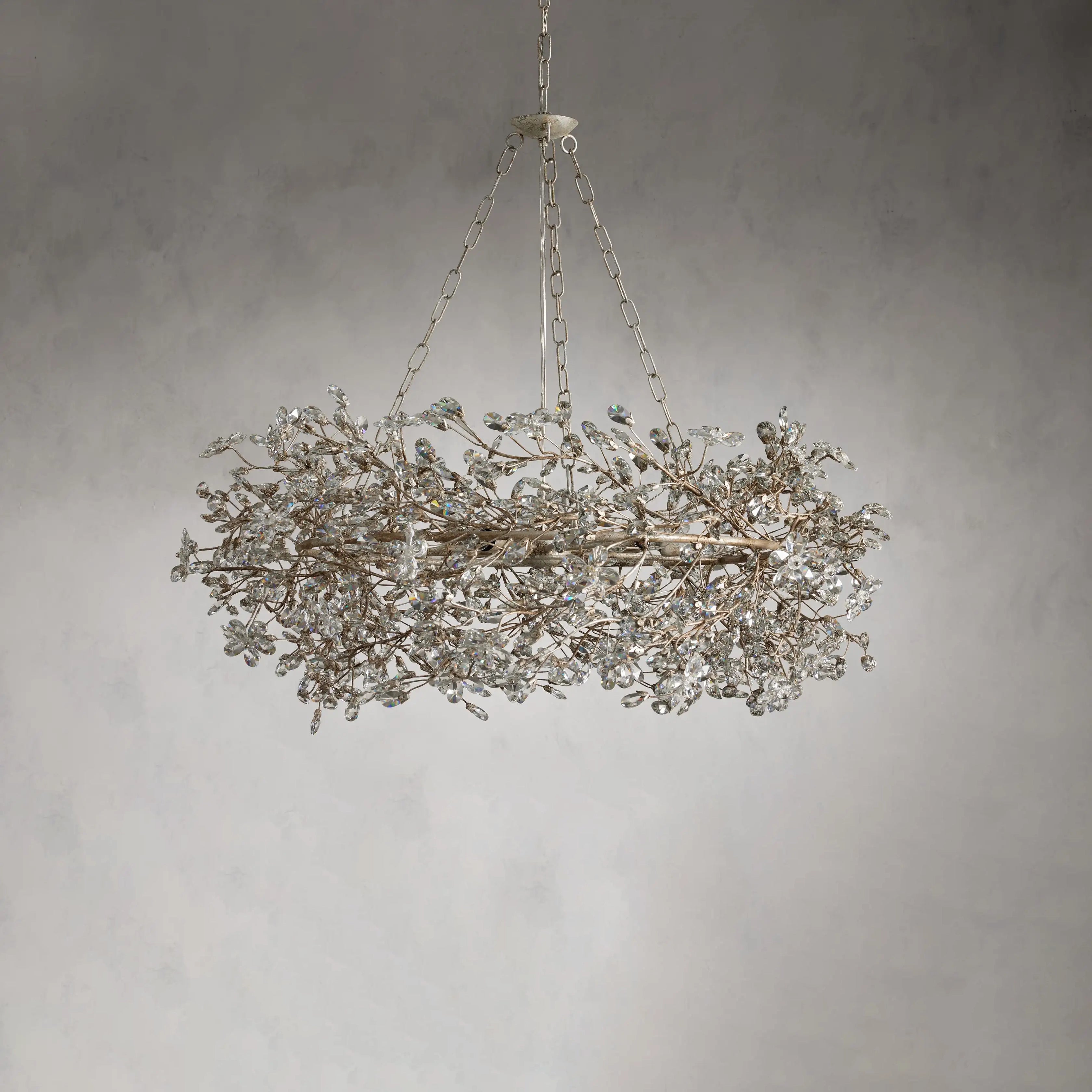 Fiore Crown Chandelier 39" 48"-VaseLamps