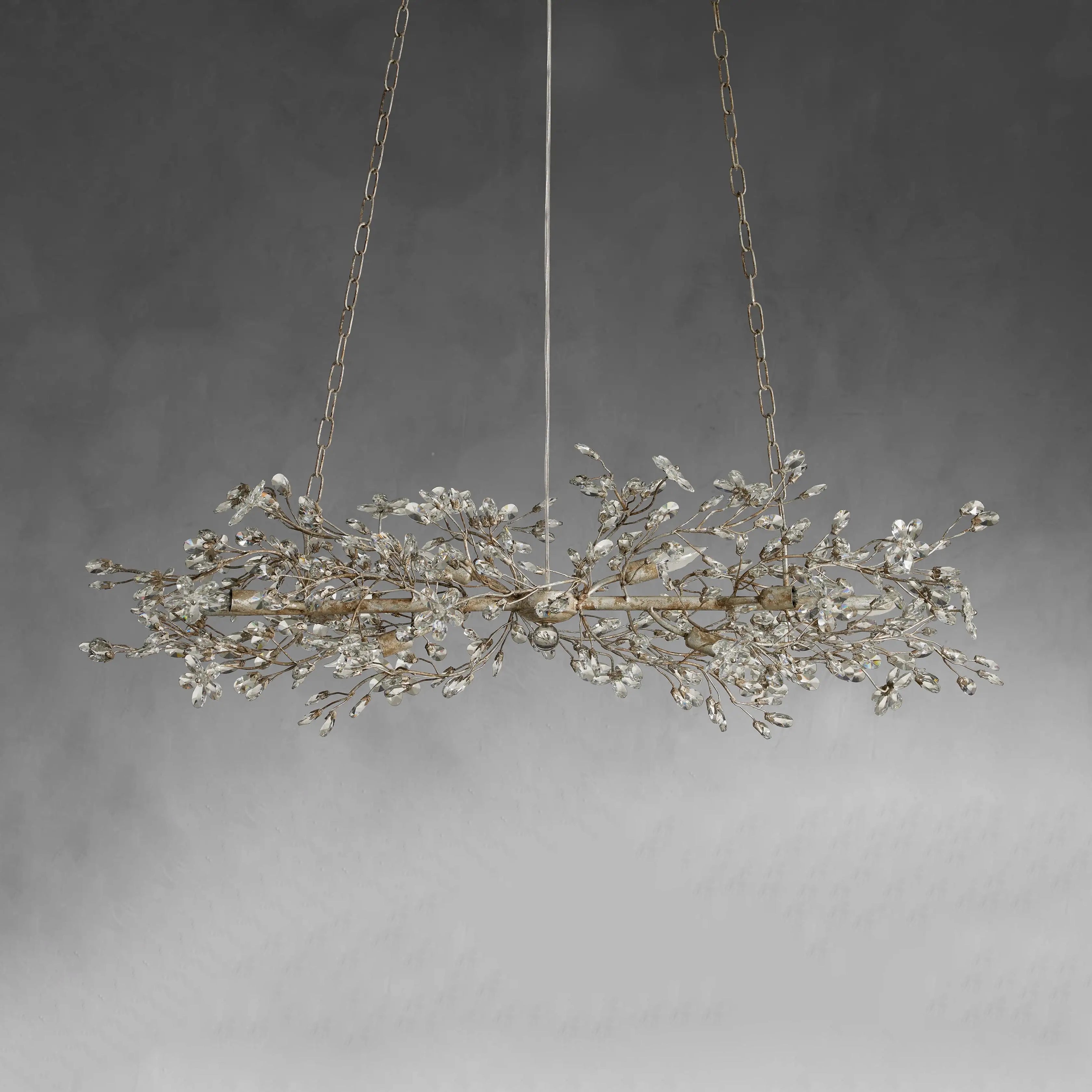 Fiore Linear Chandelier 51" 68"W-VaseLamps