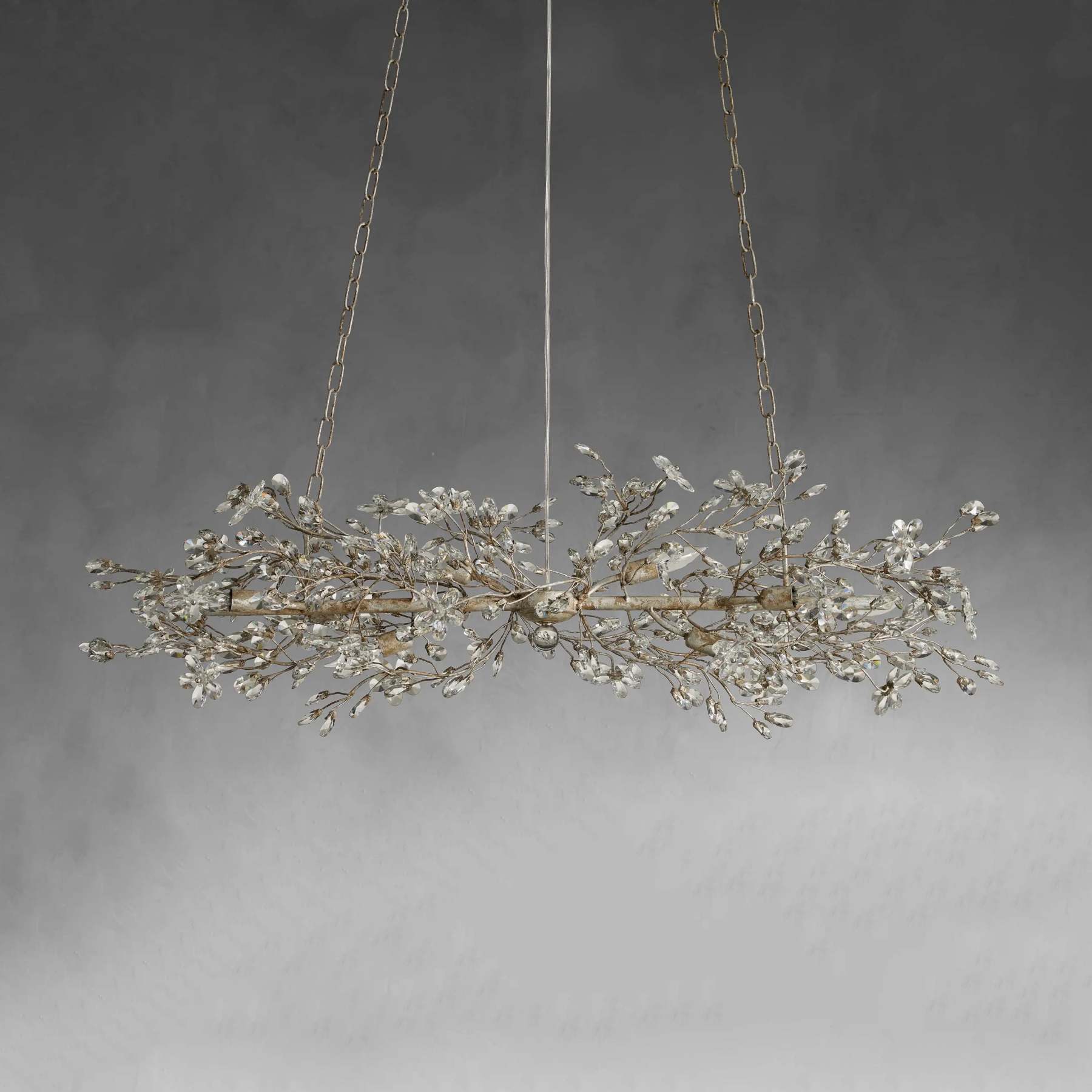 Fiore Linear Chandelier 51" 68"W-VaseLamps