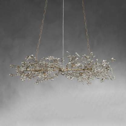 Fiore Linear Chandelier 51" 68"W-VaseLamps