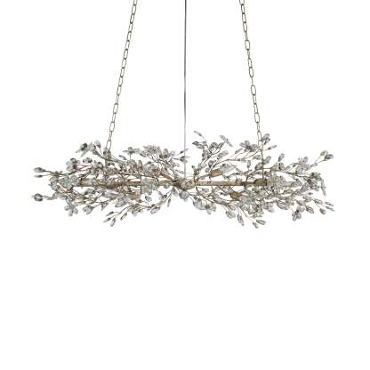 Fiore Linear Chandelier 51" 68"W-VaseLamps