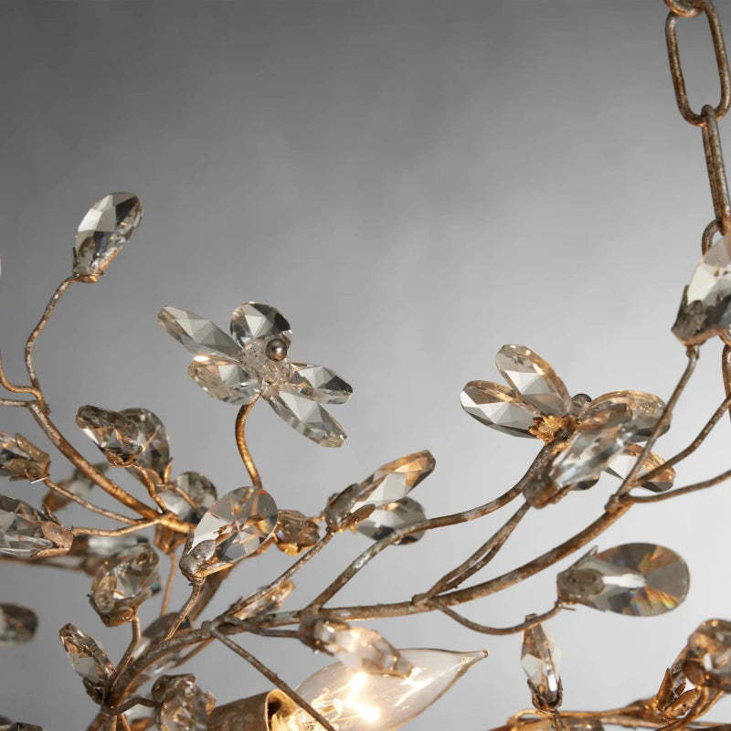 Fiore Linear Chandelier 51" 68"W-VaseLamps