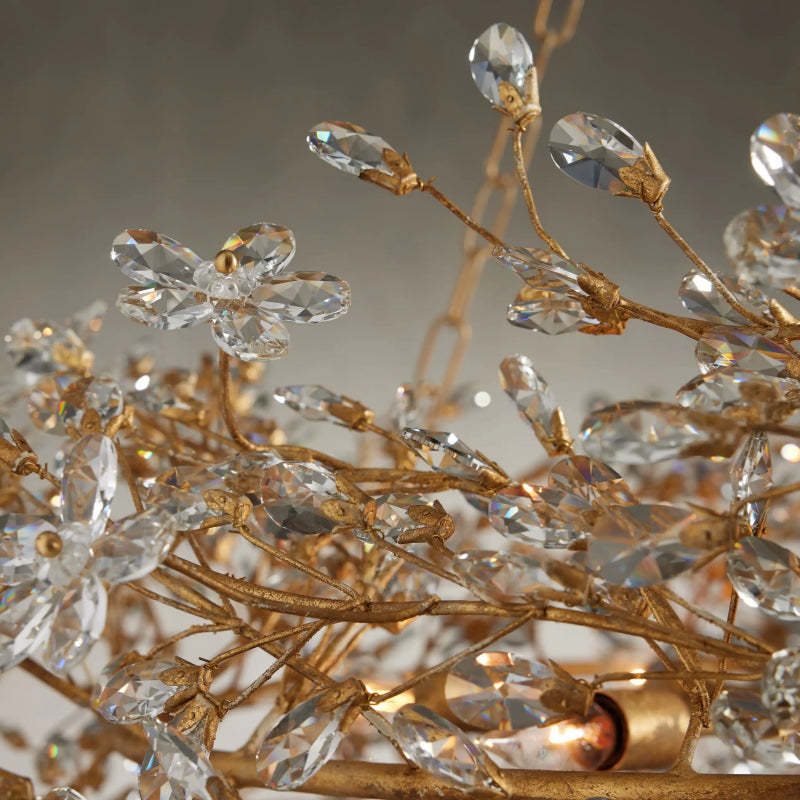 Fiore Crown Chandelier 39" 48"-VaseLamps