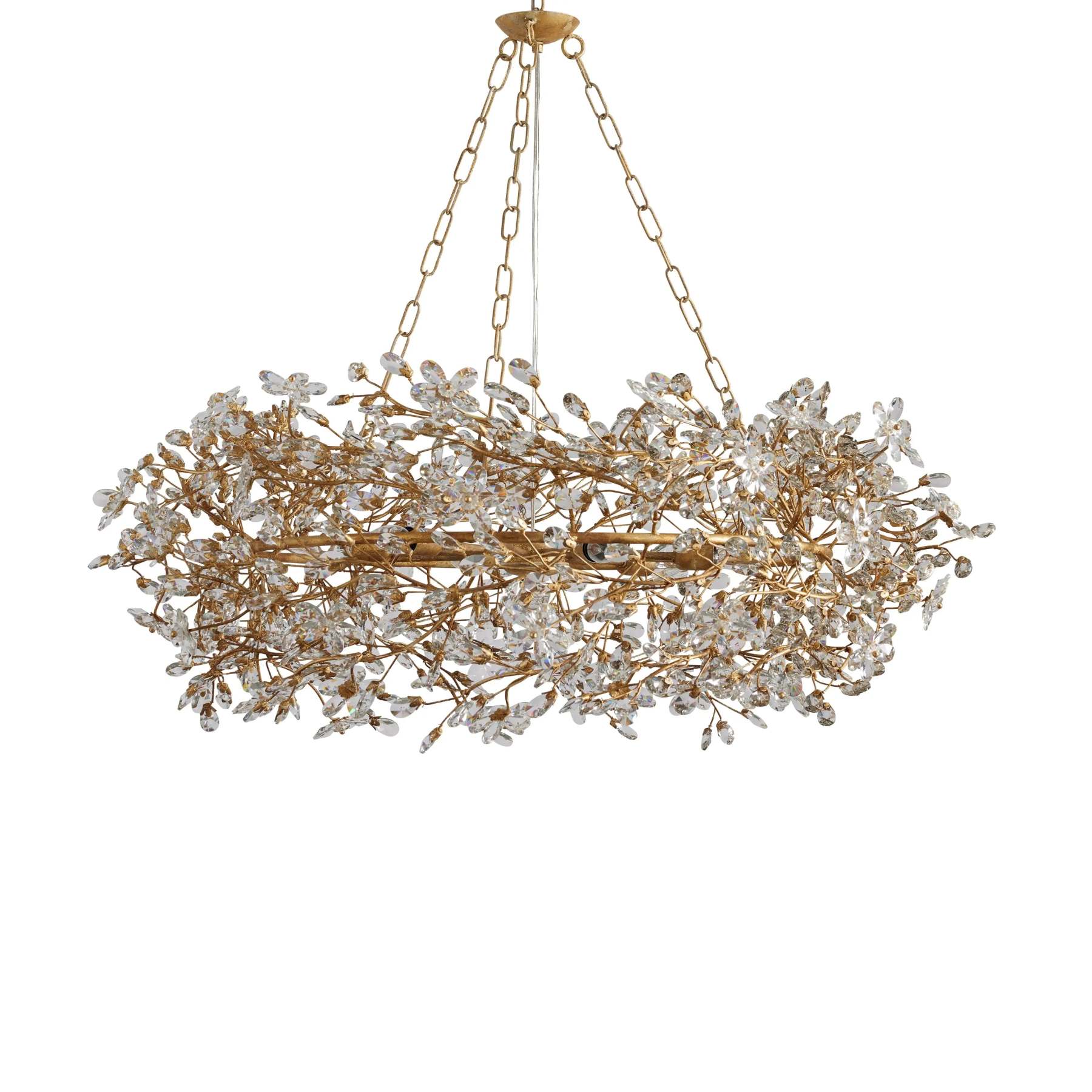 Fiore Crown Chandelier 39" 48"-VaseLamps