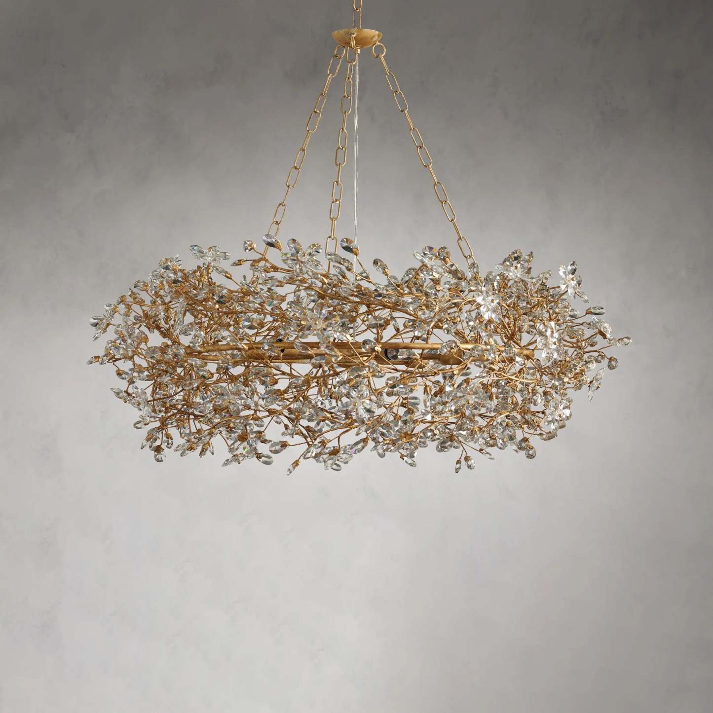 Fiore Crown Chandelier 39" 48"-VaseLamps