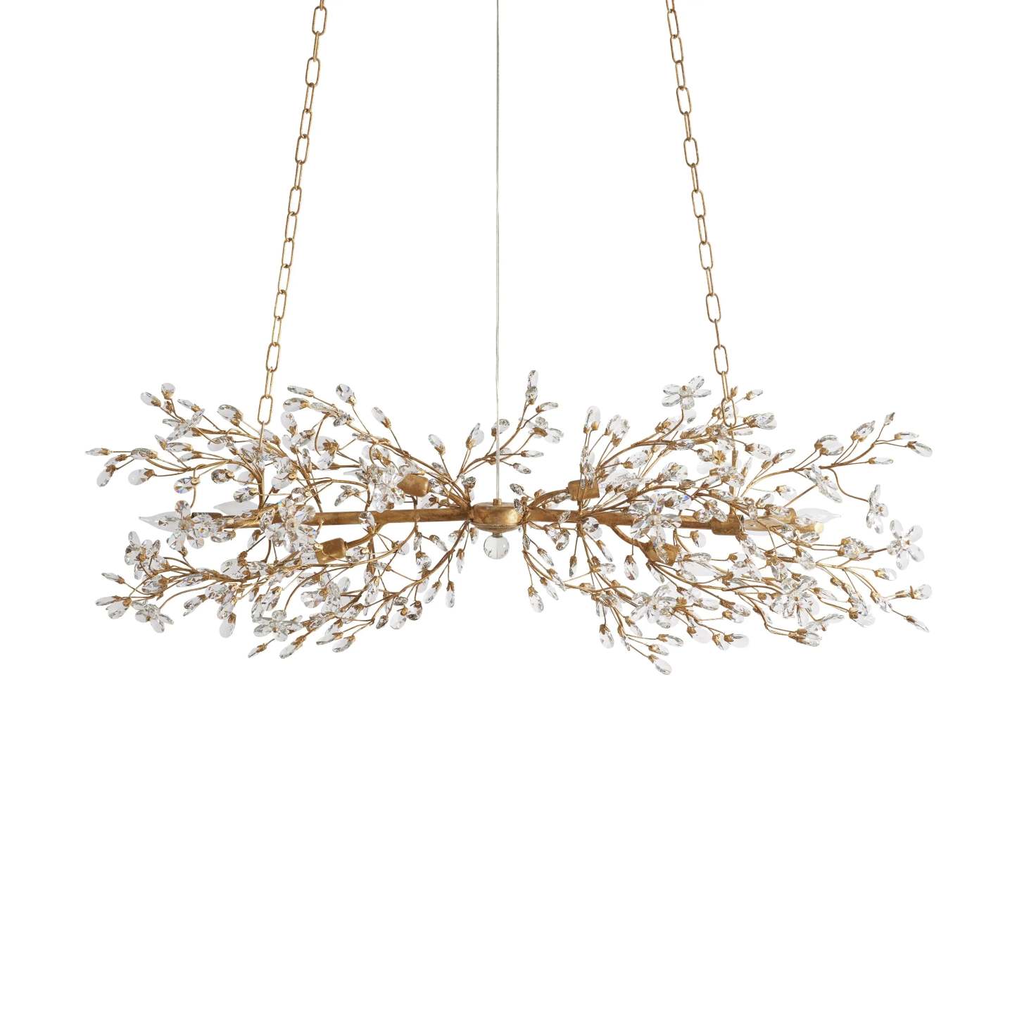 Fiore Linear Chandelier 51" 68"W-VaseLamps