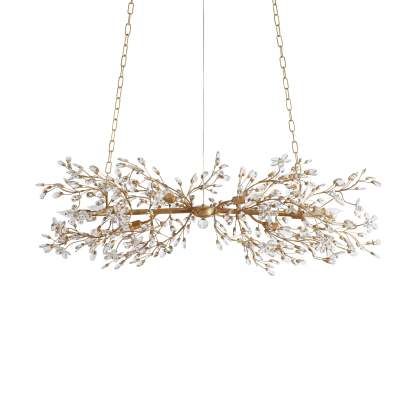 Fiore Linear Chandelier 51" 68"W-VaseLamps