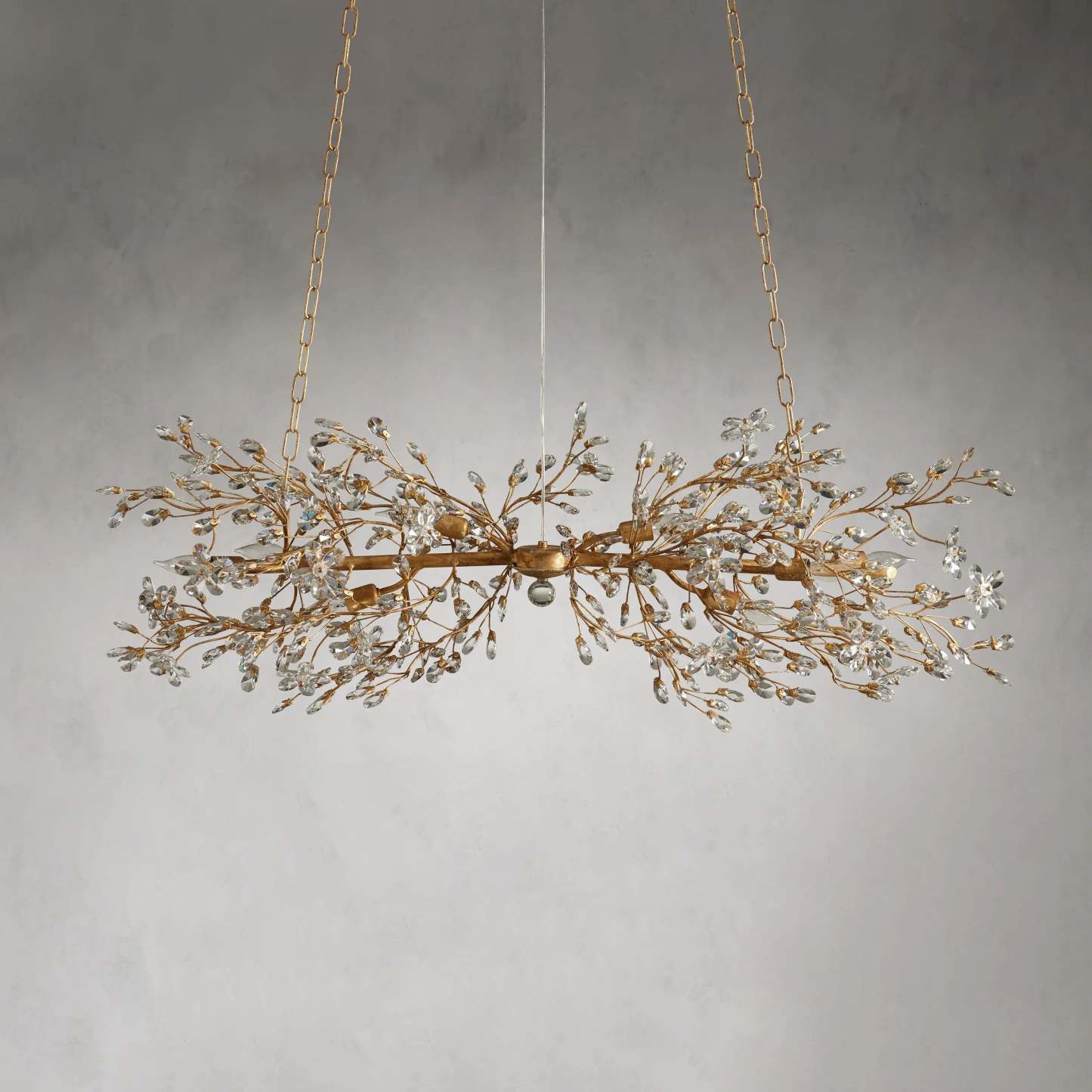 Fiore Linear Chandelier 51" 68"W-VaseLamps