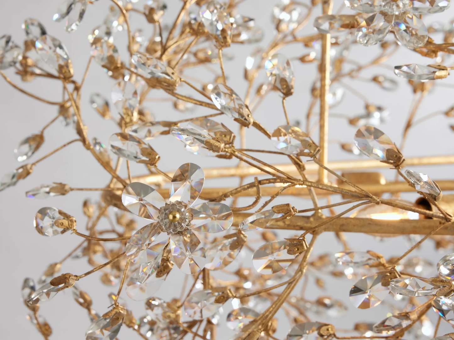Fiore Oval Chandelier 62'' 74''-VaseLamps