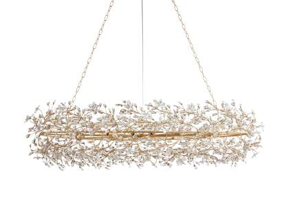 Fiore Oval Chandelier 62'' 74''-VaseLamps