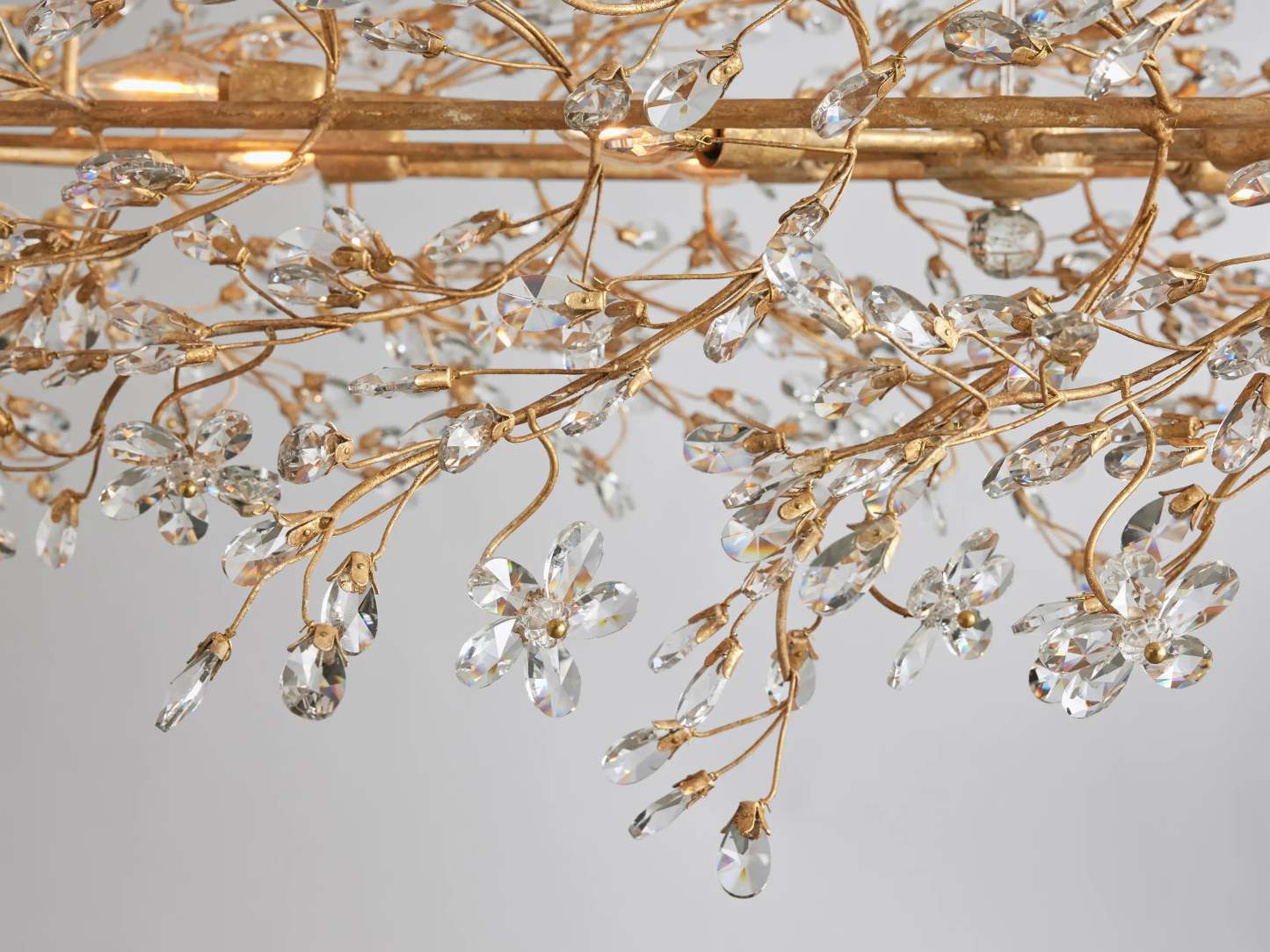 Fiore Oval Chandelier 62'' 74''-VaseLamps