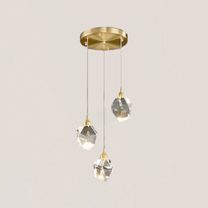 Angelia Faceted Round Pendant-VaseLamps