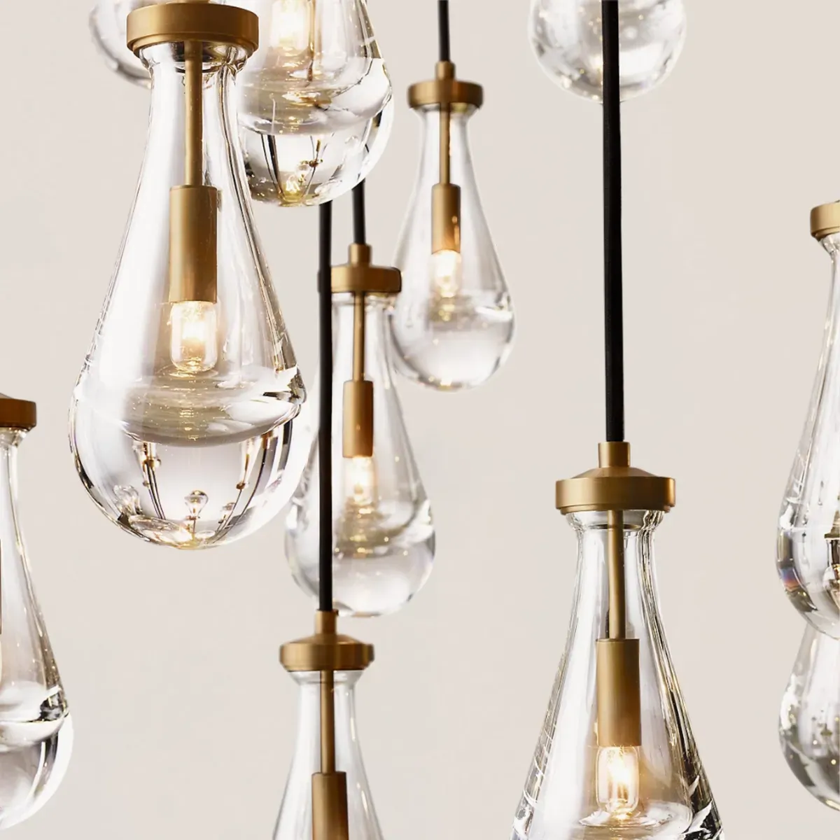 Raindrop Round Chandelier-VaseLamps