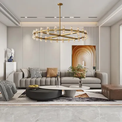 Arcachon LED Round Chandelier-VaseLamps
