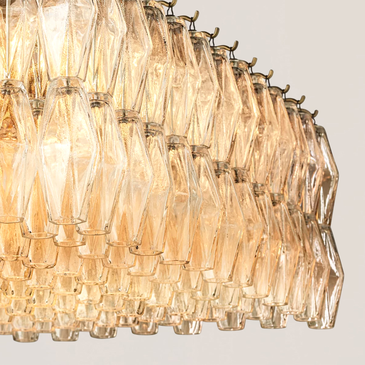 Chiara Glass Rectangular Chandelier-VaseLamps