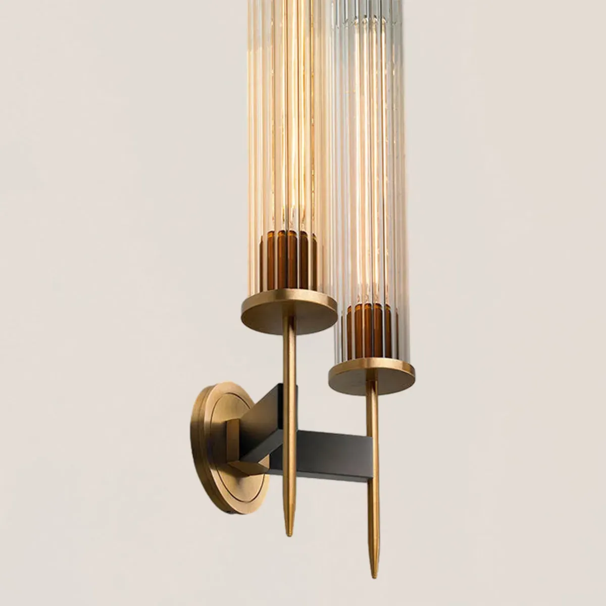Alouette Double Wall Sconce-VaseLamps