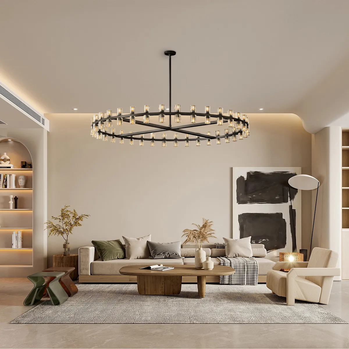 Arcachon LED Round Chandelier-VaseLamps