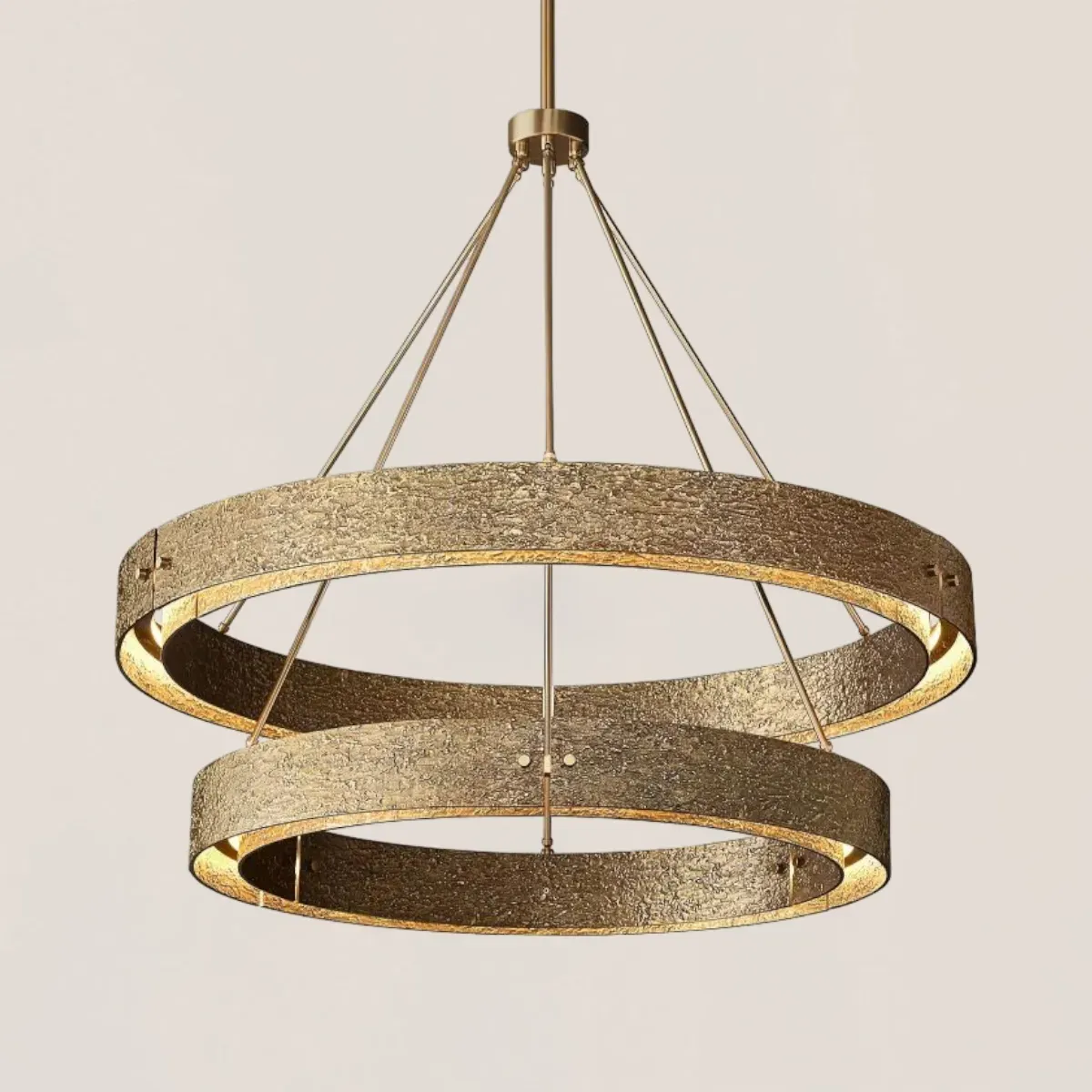 Vouvray 2-tier Round Chandelier 60"-VaseLamps